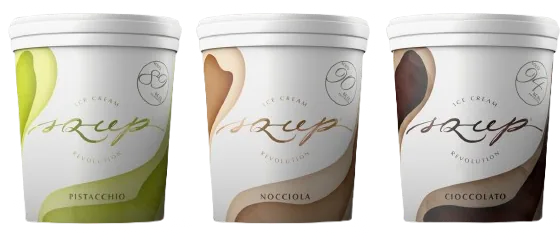 I primi tre barattoli Squp del 2021: Pistacchio, Nocciola, Cioccolato
